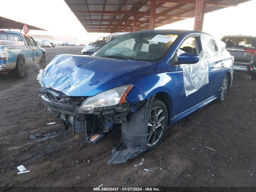 2013 Nissan Sentra Sr VIN: 3N1AB7AP2DL660829 Lot: 38625437