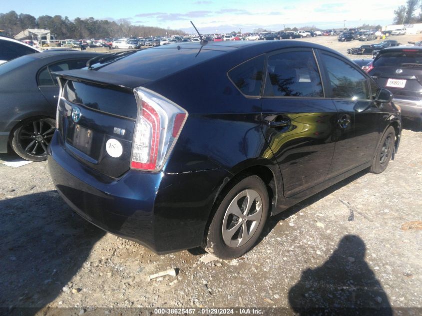 2013 Toyota Prius Two VIN: JTDKN3DU6D1732268 Lot: 38625457