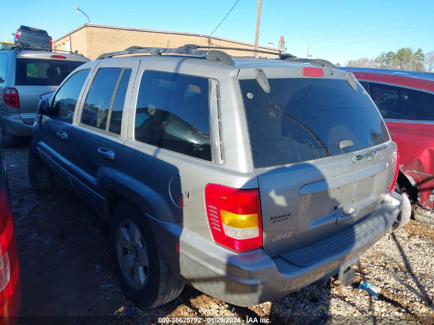 2001 Jeep Grand Cherokee Limited VIN: 1J4GX58N41C511356 Lot: 38625792