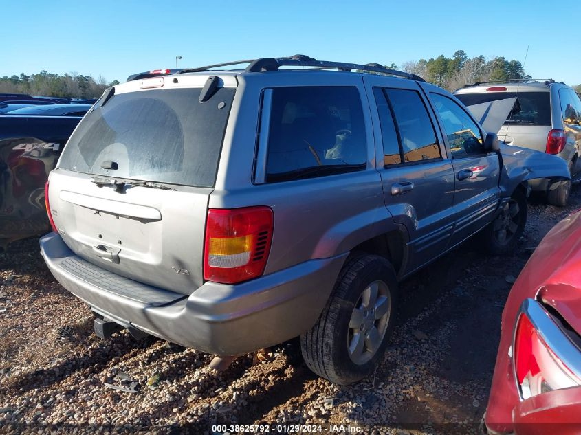 2001 Jeep Grand Cherokee Limited VIN: 1J4GX58N41C511356 Lot: 38625792