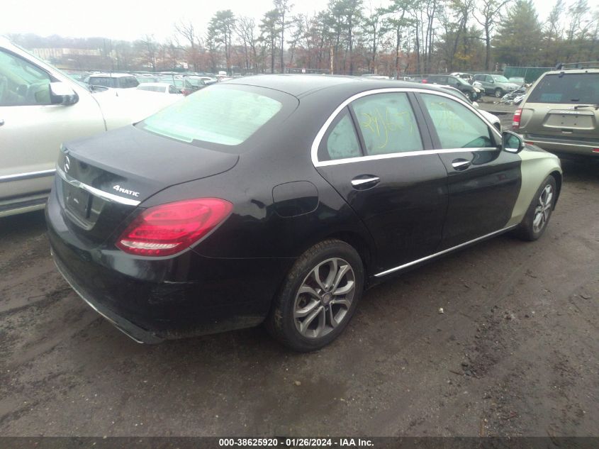 2017 Mercedes-Benz C 300 4Matic/Luxury 4Matic/Sport 4Matic VIN: 55SWF4KB1HU190899 Lot: 38625920