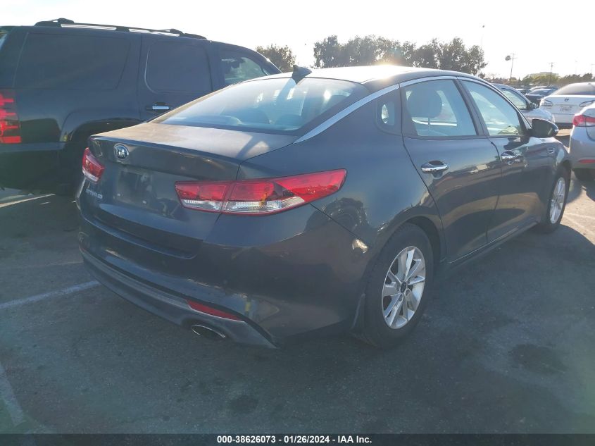 2016 Kia Optima Lx VIN: 5XXGT4L30GG017389 Lot: 38626073