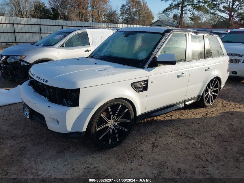 2012 Land Rover Range Rover Sport Lux VIN: SALSK2D44CA722574 Lot: 38626297