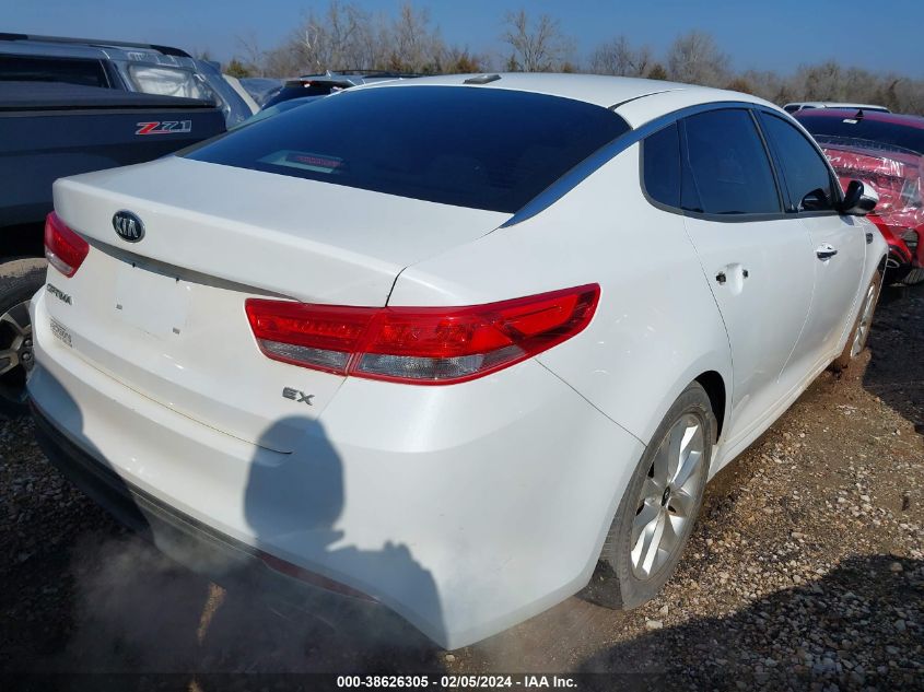 5XXGU4L37GG056414 2016 Kia Optima Ex