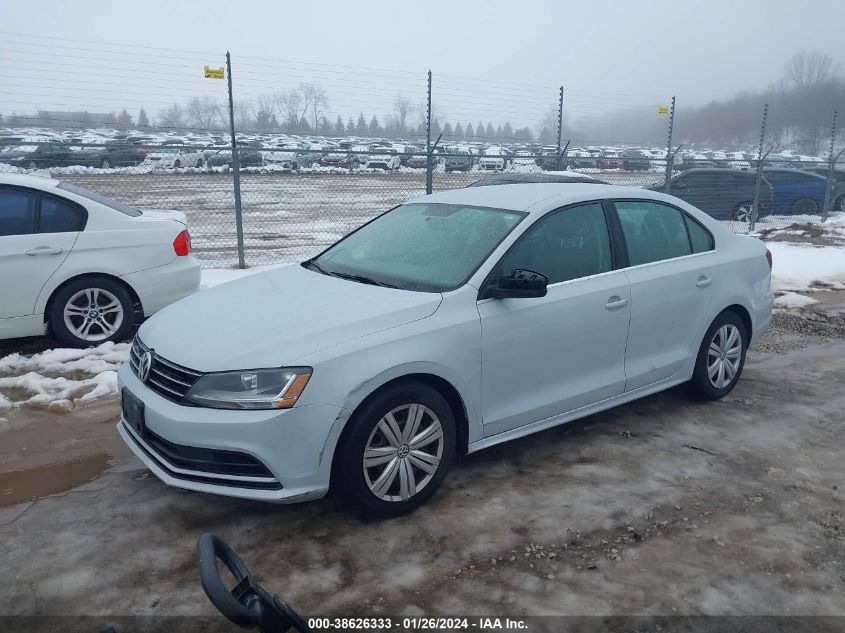 2017 Volkswagen Jetta 1.4T S VIN: 3VW2B7AJ9HM413429 Lot: 38626333