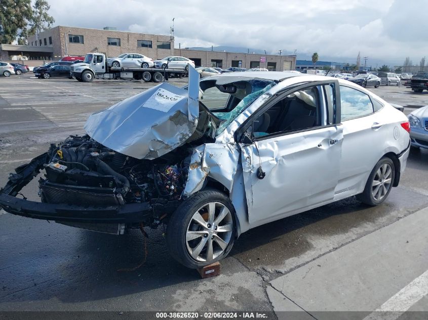 2013 Hyundai Accent Gls VIN: KMHCU4AE7DU301765 Lot: 38626520