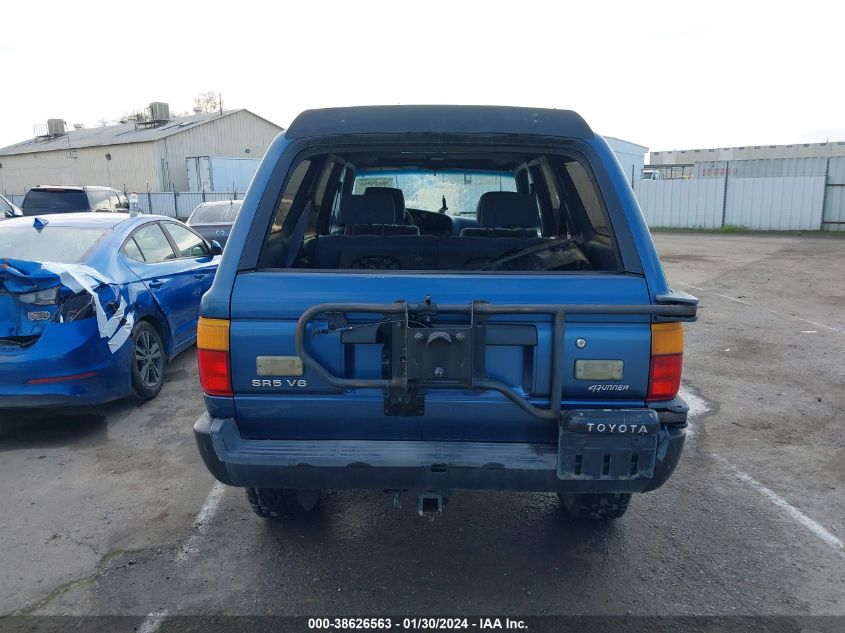 1991 Toyota 4Runner Vn39 Sr5 VIN: JT3VN39W6M8026260 Lot: 38626563