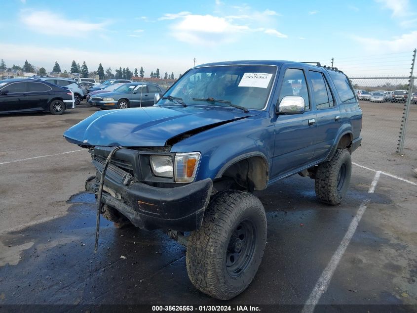 1991 Toyota 4Runner Vn39 Sr5 VIN: JT3VN39W6M8026260 Lot: 38626563