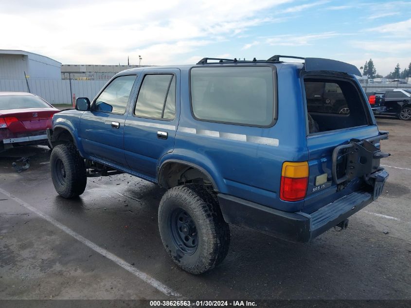 1991 Toyota 4Runner Vn39 Sr5 VIN: JT3VN39W6M8026260 Lot: 38626563