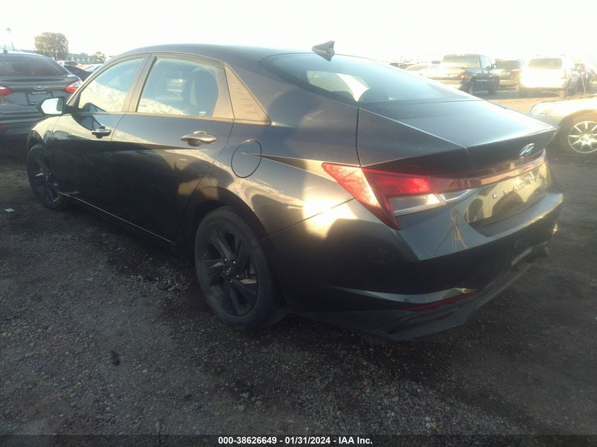 VIN 5NPLS4AG7MH051966 2021 HYUNDAI ELANTRA SEL