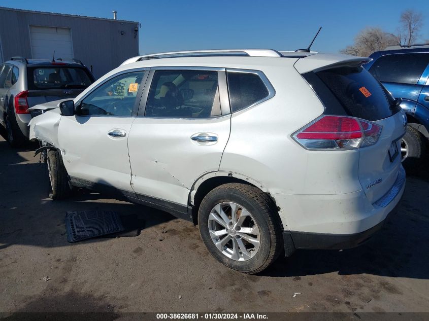 2015 Nissan Rogue Sv VIN: KNMAT2MV6FP549487 Lot: 38626681