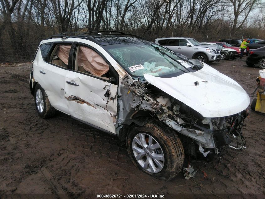 2012 Nissan Murano Sl VIN: JN8AZ1MW4CW206720 Lot: 38626721