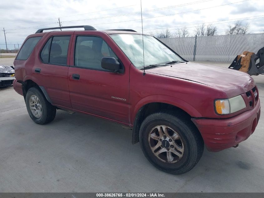 2004 Isuzu Rodeo S VIN: 4S2CK58Y944309502 Lot: 38626765