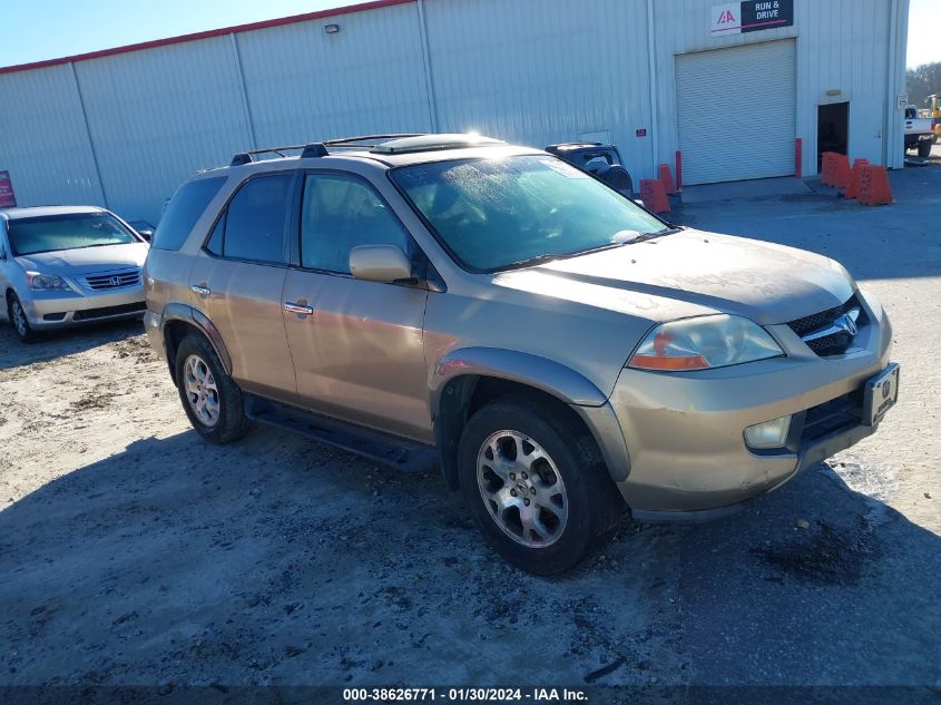 2001 Acura Mdx Touring Pkg VIN: 2HNYD18691H523644 Lot: 38626771