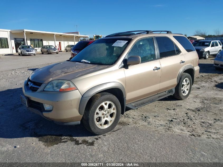 2001 Acura Mdx Touring Pkg VIN: 2HNYD18691H523644 Lot: 38626771