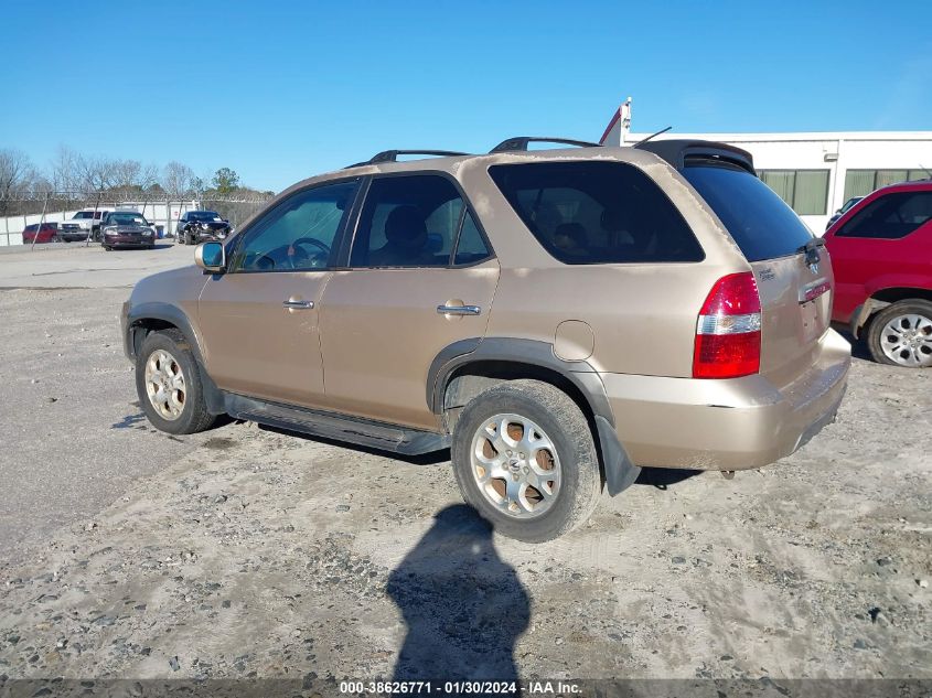 2001 Acura Mdx Touring Pkg VIN: 2HNYD18691H523644 Lot: 38626771