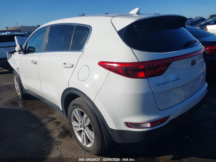 VIN KNDPM3AC8H7165746 2017 KIA SPORTAGE LX