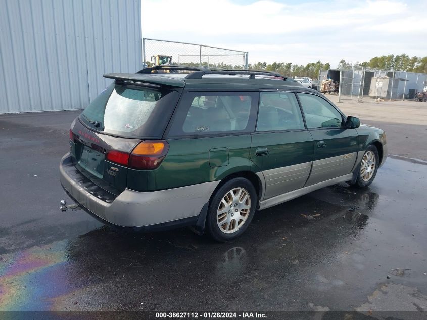 2001 Subaru Legacy Outback H6 L.l. Bean Edition VIN: 4S3BH806217644967 Lot: 38627112