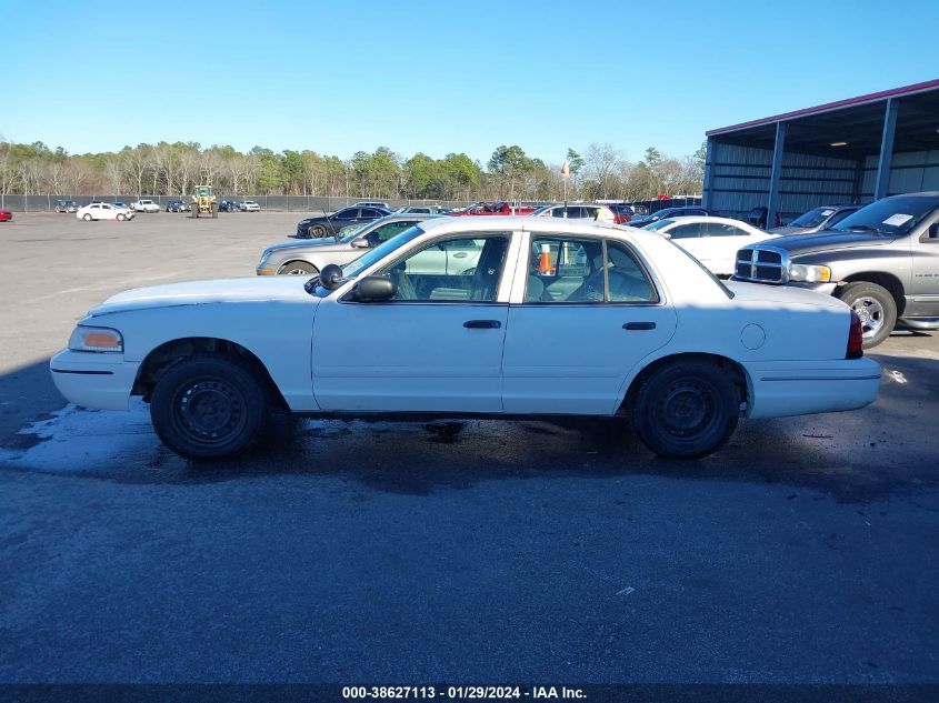 2000 Ford Crown Victoria Police Interceptor VIN: 2FAFP71W4YX186212 Lot: 38627113