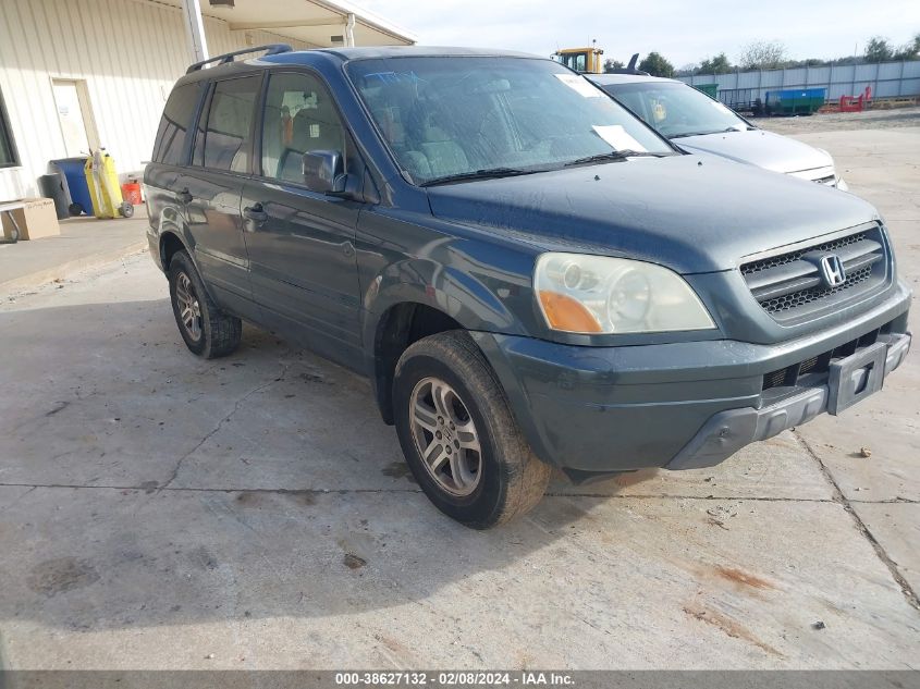 2004 Honda Pilot Ex VIN: 2HKYF18444H557209 Lot: 40283617