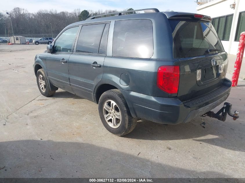 2004 Honda Pilot Ex VIN: 2HKYF18444H557209 Lot: 40283617