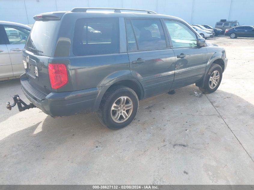 2004 Honda Pilot Ex VIN: 2HKYF18444H557209 Lot: 40283617