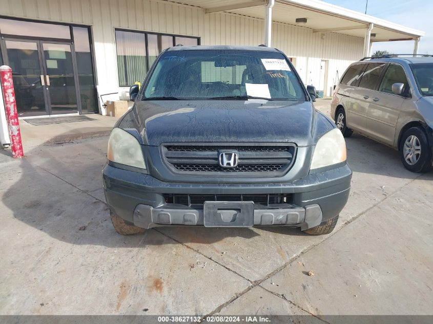 2004 Honda Pilot Ex VIN: 2HKYF18444H557209 Lot: 40283617