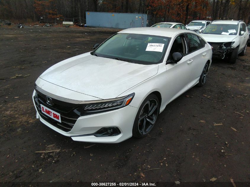 2022 Honda Accord Sport Special Edition VIN: 1HGCV1F46NA657306 Lot: 38627255