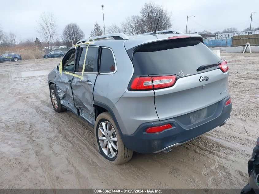 2014 Jeep Cherokee Limited VIN: 1C4PJLDSXEW181315 Lot: 38627440