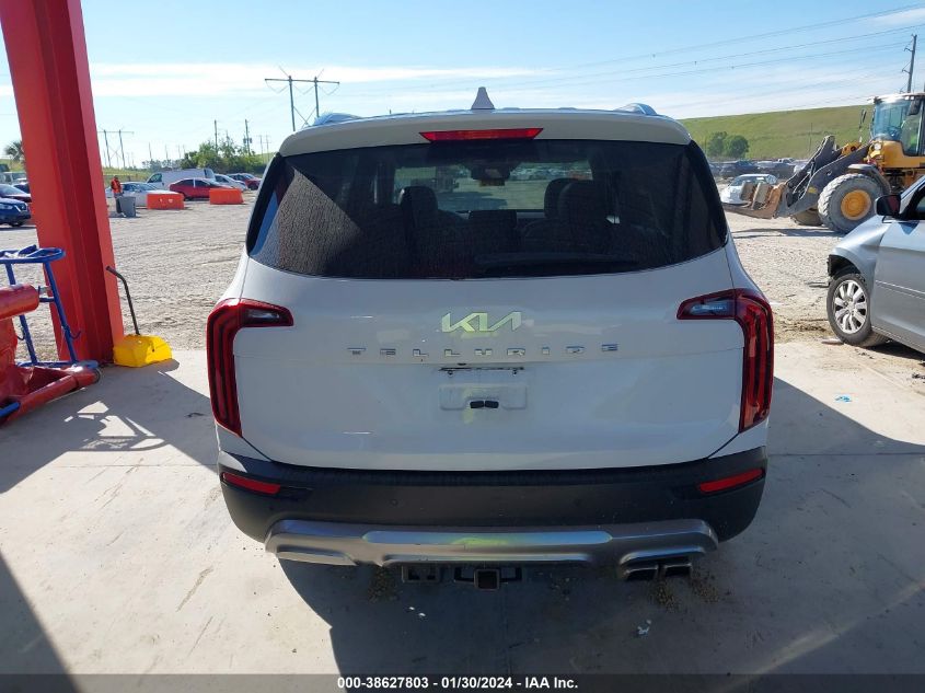 2022 Kia Telluride Sx VIN: 5XYP54HC2NG202233 Lot: 38627803