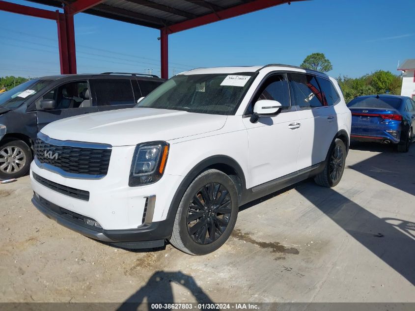 2022 Kia Telluride Sx VIN: 5XYP54HC2NG202233 Lot: 38627803