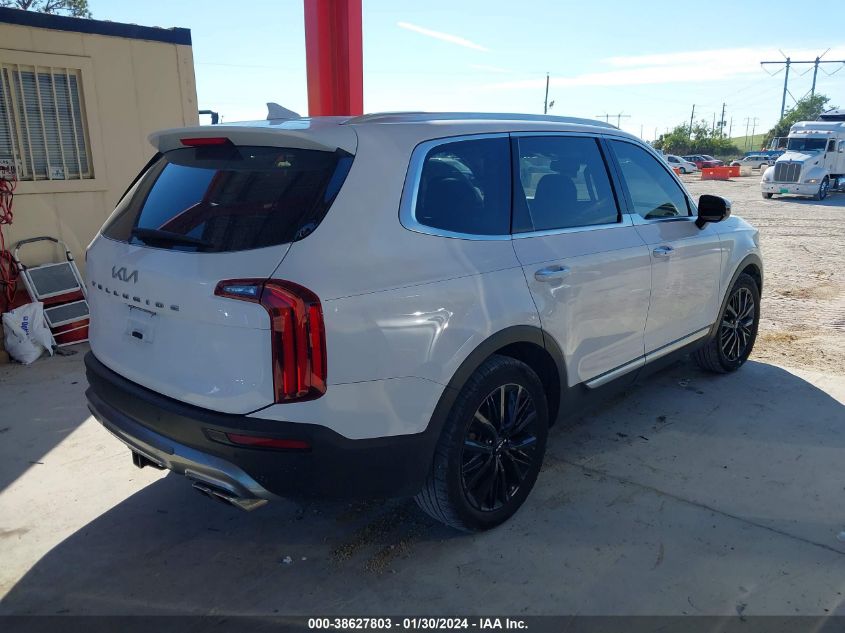 2022 Kia Telluride Sx VIN: 5XYP54HC2NG202233 Lot: 38627803