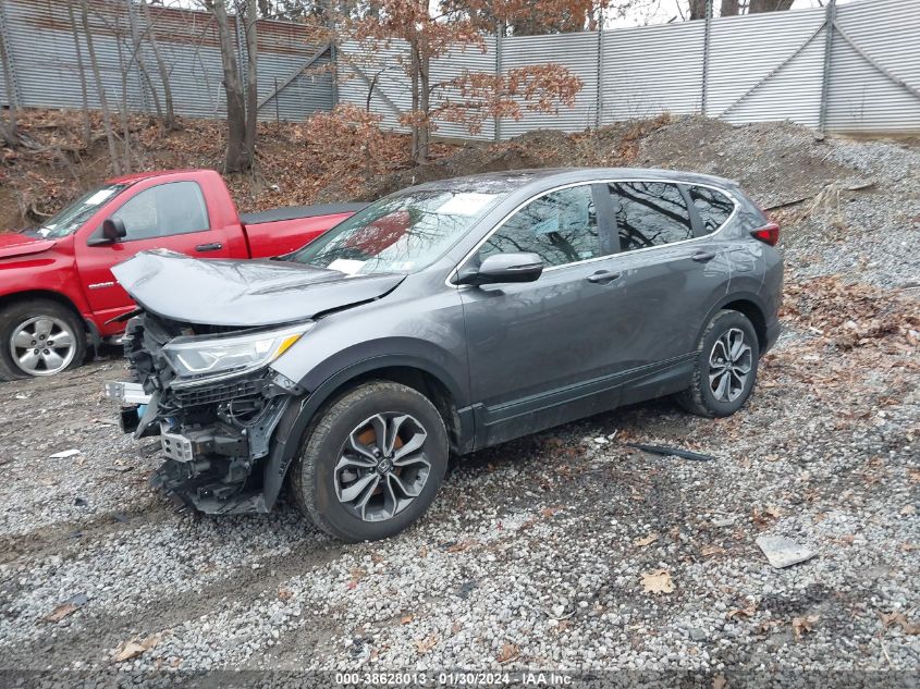 2021 Honda Cr-V Ex VIN: 2HKRW2H57MH680019 Lot: 38628013