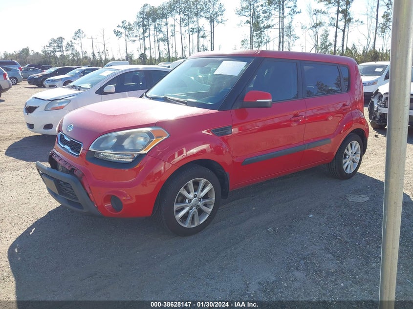 2012 Kia Soul + VIN: KNDJT2A69C7457556 Lot: 38628147