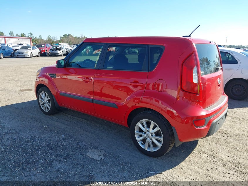 2012 Kia Soul + VIN: KNDJT2A69C7457556 Lot: 38628147