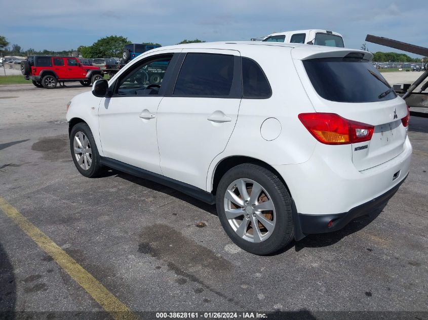 2015 Mitsubishi Outlander Sport Es VIN: 4A4AP3AW8FE030145 Lot: 38628161