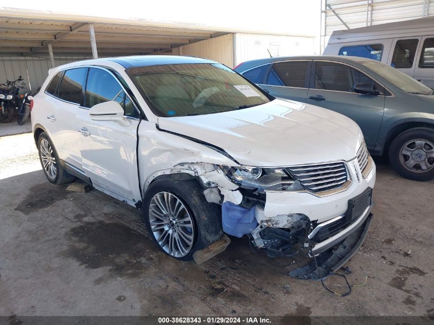 2017 Lincoln Mkx Reserve VIN: 2LMPJ6LP5HBL34400 Lot: 38628343