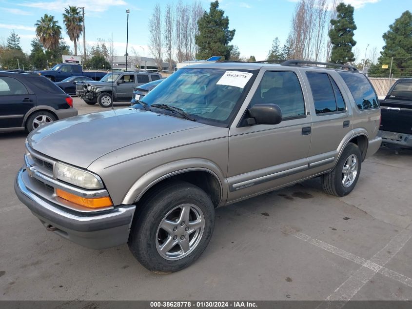 2001 Chevrolet Blazer VIN: 1GNDT13WX12196881 Lot: 38628778