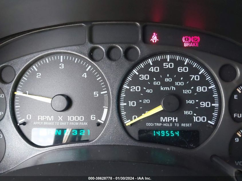 2001 Chevrolet Blazer VIN: 1GNDT13WX12196881 Lot: 38628778