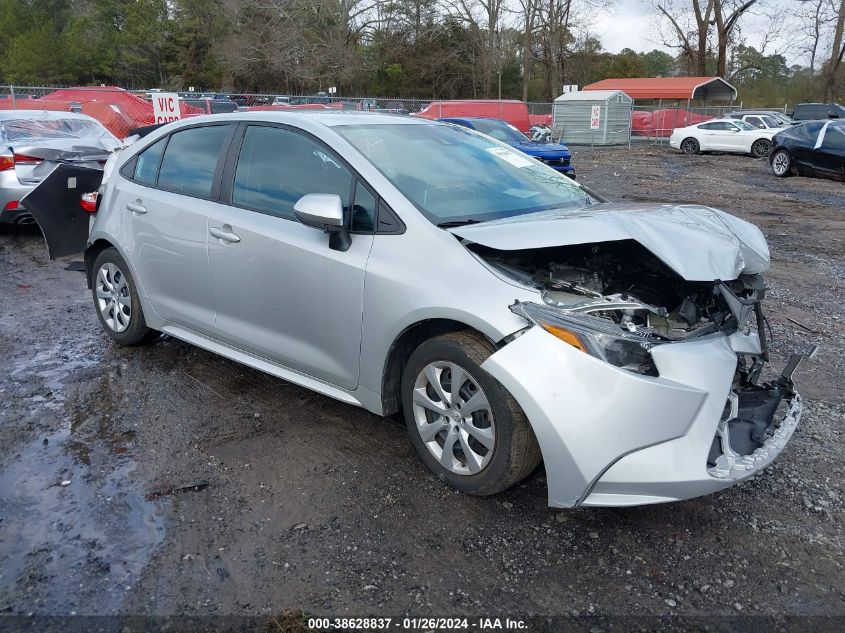 2020 Toyota Corolla Le VIN: 5YFEPRAE9LP090923 Lot: 39002235