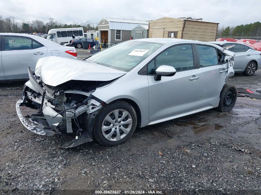 2020 Toyota Corolla Le VIN: 5YFEPRAE9LP090923 Lot: 39002235