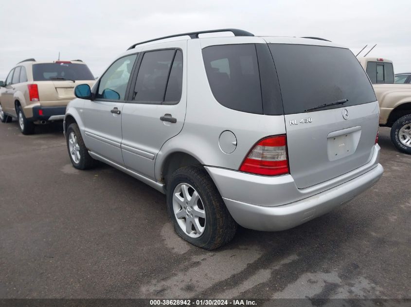 1999 Mercedes-Benz Ml 430 VIN: 4JGAB72E7XA111404 Lot: 38628942