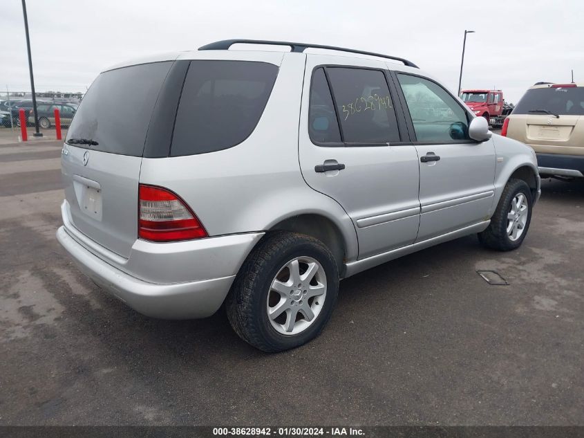 1999 Mercedes-Benz Ml 430 VIN: 4JGAB72E7XA111404 Lot: 38628942