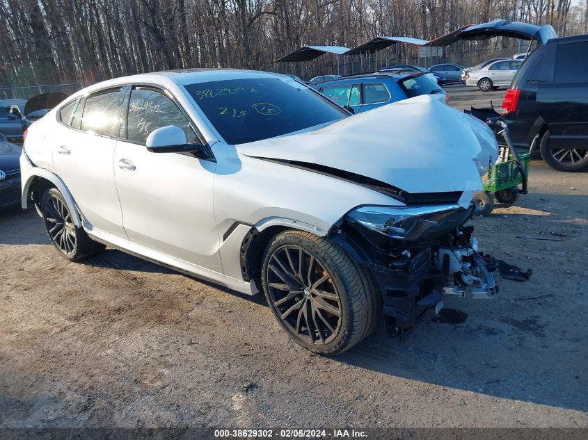 2023 BMW X6 xDrive40I VIN: 5UXCY6C07P9R38179 Lot: 38629302