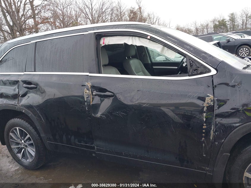2018 TOYOTA HIGHLANDER VIN: 5TDJZRFH3JS885448