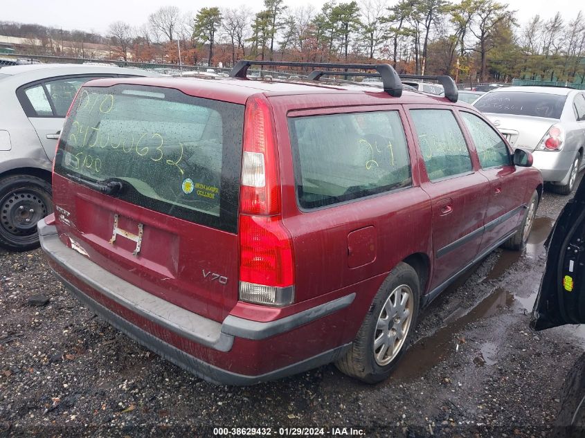 2003 Volvo V70 2.4L VIN: YV1SW61T432298980 Lot: 38629432