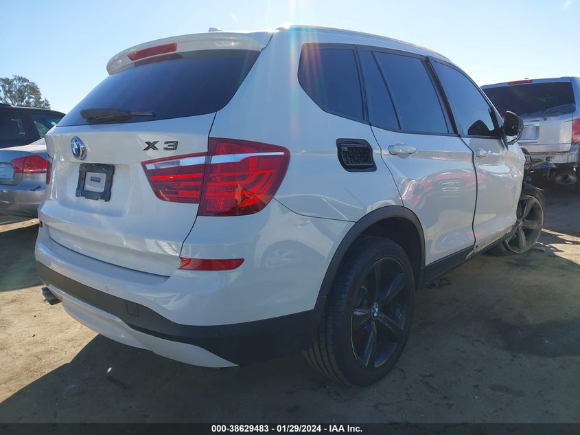 VIN 5UXWZ7C5XH0V85339 2017 BMW X3 SDRIVE28I