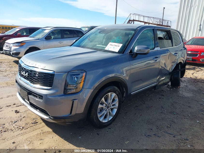 2022 Kia Telluride Lx VIN: 5XYP24HC0NG294886 Lot: 38629820