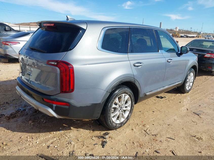 2022 Kia Telluride Lx VIN: 5XYP24HC0NG294886 Lot: 38629820