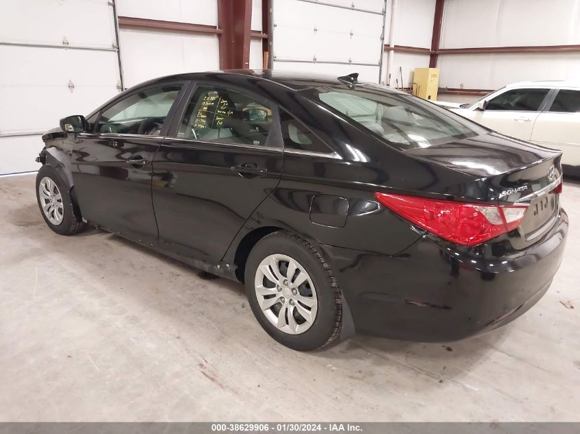 2013 Hyundai Sonata Gls VIN: 5NPEB4AC0DH611736 Lot: 38629906